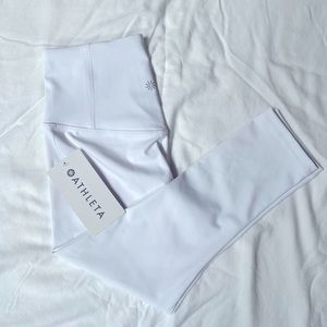 Athleta White Elation Capri Leggings